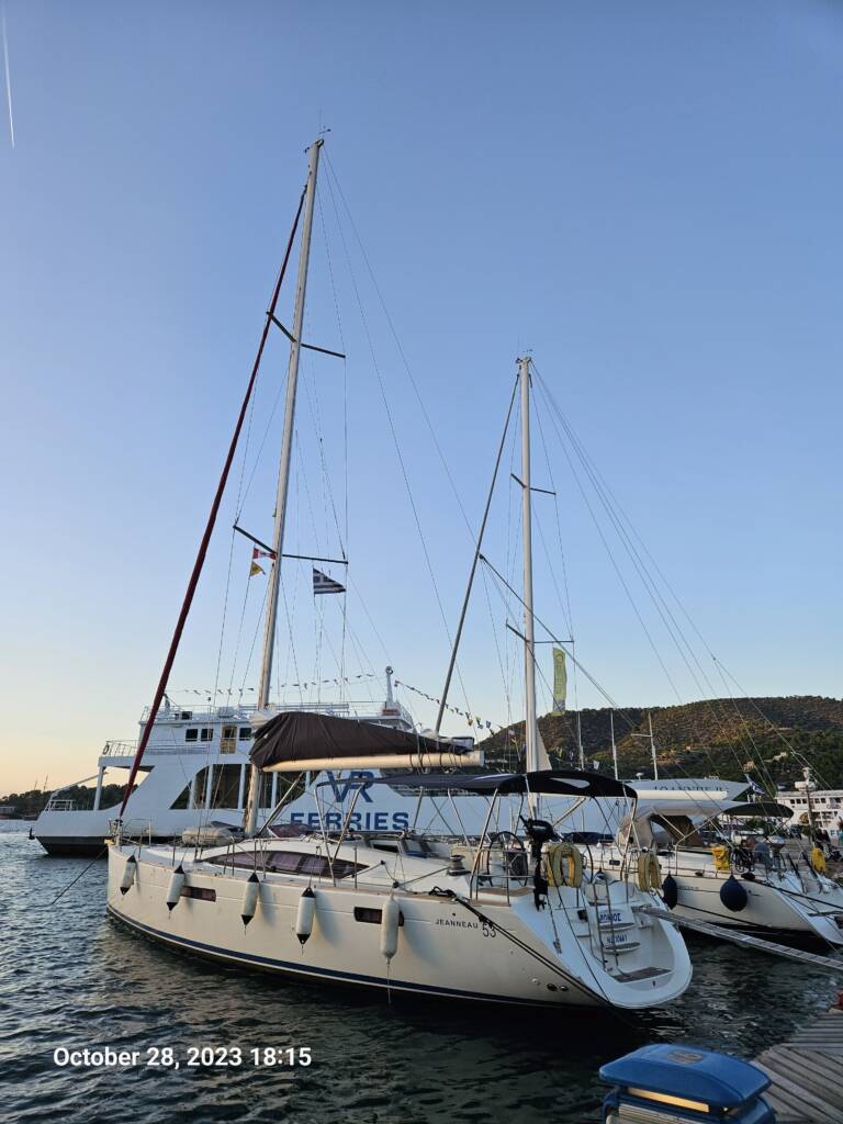 New canvass and sail @ Poros